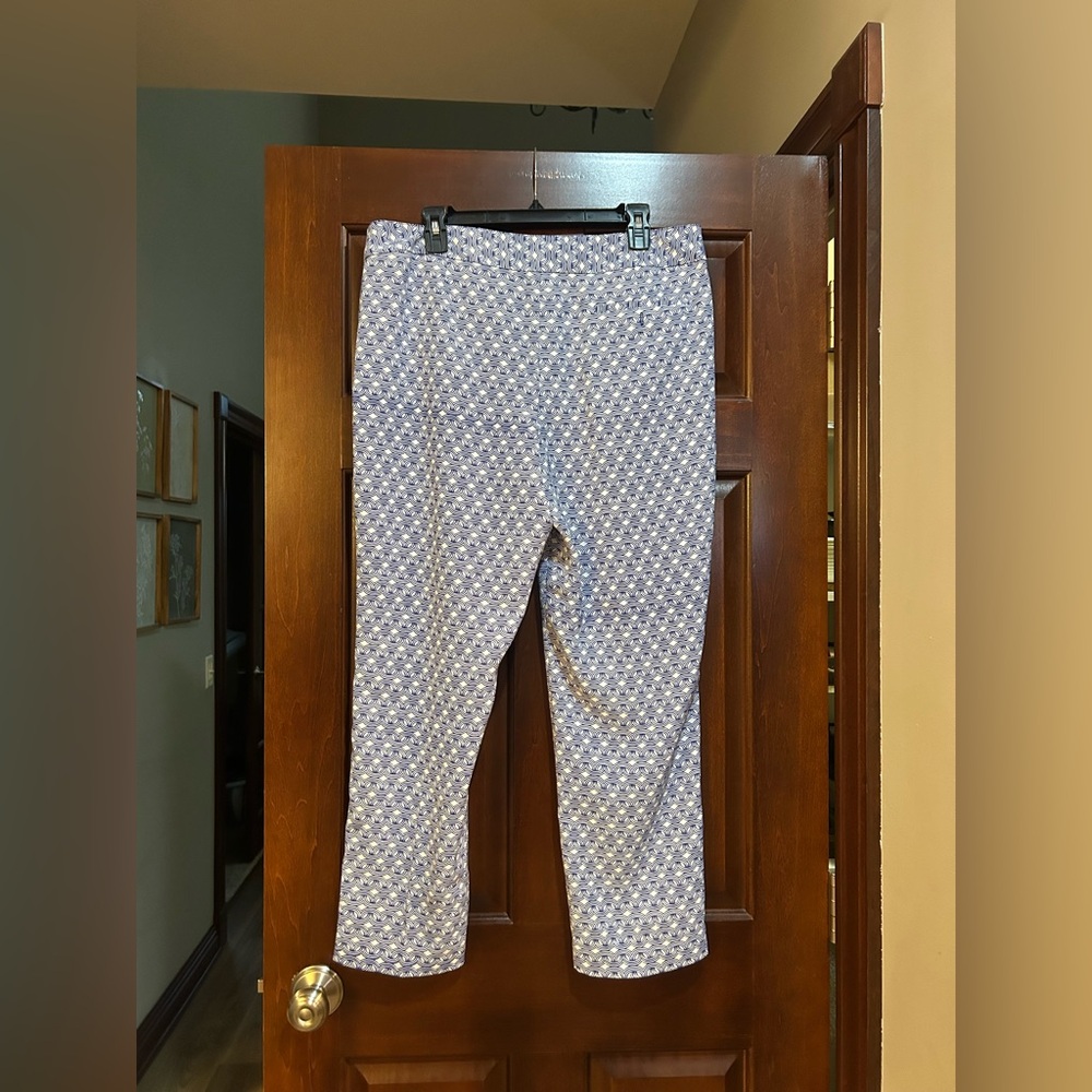 Sport Haley Golf Pants Women’s 14 Blue White Stretch Pull On NWT - Picture 9 of 9